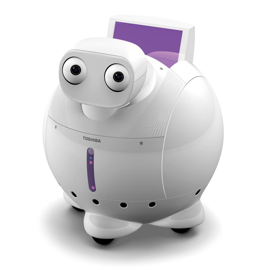3D rendered image of Toshiba Apri-Alpha robot