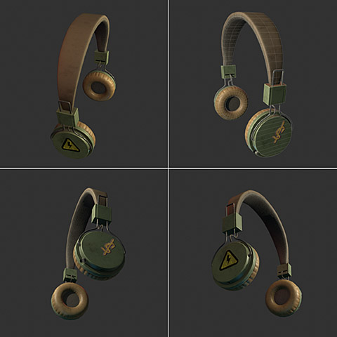 Military looking headphones